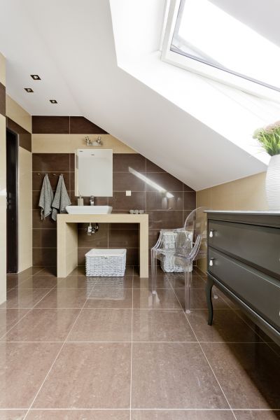 Attic Bathroom Installation in Foley